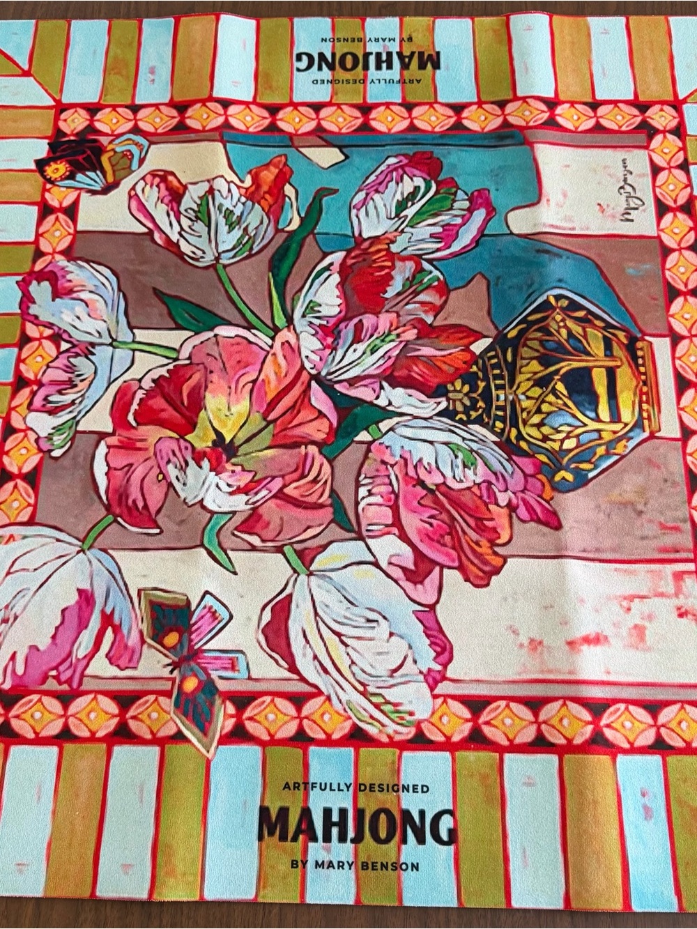 Mahjong Mat by Mary Benson - dupe mat